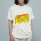 ポテコロアートショップの黄色の閃光 Organic Cotton T-Shirt