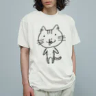 竜巻屋のだらずねこ オーガニックコットンTシャツ