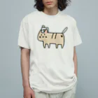 ねこの写真館のカメラ猫 オーガニックコットンTシャツ