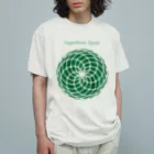 NICE ONEのLogarithmic spiral オーガニックコットンTシャツ