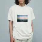 kyari dolphinのsea Tシャツ 유기농 코튼 티셔츠