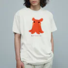 Draw freelyのめんだこさんウインナー オーガニックコットンTシャツ