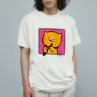 柴犬ラクのTシャツ_窓ラク（オーボエ） Organic Cotton T-Shirt