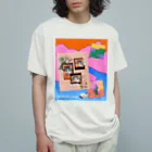 𝙈𝙊𝙈𝙊'𝙨 𝙎𝙝𝙤𝙥のMOMOのレトロなデザイン #01 Organic Cotton T-Shirt