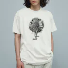 BANKATSUのヒマワリ オーガニックコットンTシャツ