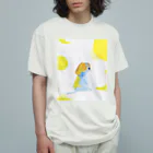 ヤマダサヲリの月と犬 Organic Cotton T-Shirt