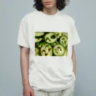 想くん'sショップのキュウリがスキ！ Organic Cotton T-Shirt