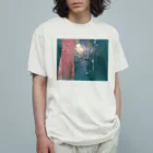 まるぼ写真館の恋のぼり オーガニックコットンTシャツ