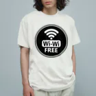 guruz-storeのWI WI FREE オーガニックコットンTシャツ