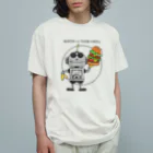 イラスト MONYAAT の私はロボットではありません オーガニックコットンTシャツ