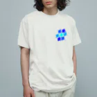 しろいおふぅのマンタの群れ オーガニックコットンTシャツ