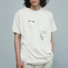 猫にmatatabiの猫にmatatabi公式グッズ 白文字 Organic Cotton T-Shirt