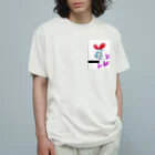 レモンかわいい女子♥️オリジナルショップのうさぎ♥️女子 Organic Cotton T-Shirt