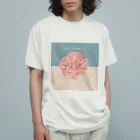 湊しおりのFlower オーガニックコットンTシャツ