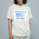 MuMuMillのGET AROUND【SKY BLUE】 オーガニックコットンTシャツ