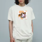 W/ COWの鼻ぺろ⭐︎ホルレッドちゃん オーガニックコットンTシャツ