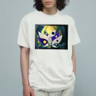 ayaneiijimaの蓮の光 オーガニックコットンTシャツ