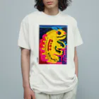 羽根web..net STOREのケロ Tシャツ (淡色) オーガニックコットンTシャツ