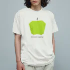 KAWAGOE GRAPHICSのグラニースミスりんご オーガニックコットンTシャツ