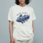 mincruのちょっとお疲れ気味のシーラカンスさん Organic Cotton T-Shirt