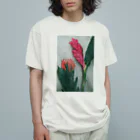 botanical museumのflower Organic Cotton T-Shirt