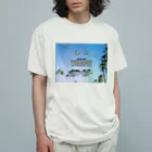 KMIのJQKM-TV 提供クレジット オーガニックコットンTシャツ