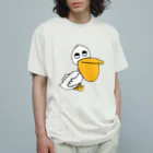 a___1のちがうよペリカンくん Organic Cotton T-Shirt