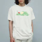 日下田のクリームソーダ オーガニックコットンTシャツ