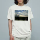 柴犬屋のsky オーガニックコットンTシャツ