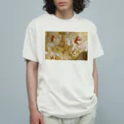 723のくまさんうさぎさん オーガニックコットンTシャツ