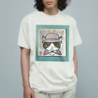 shimaneko megumi（しま猫めぐみ）のにゃあいち オーガニックコットンTシャツ