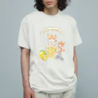 Hima NekoのLemonade Friends 🍋  オーガニックコットンTシャツ