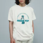 KAN颯士ZAKIのfrozen pop オーガニックコットンTシャツ