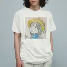 マキロン9shopのサマーガール。 オーガニックコットンTシャツ