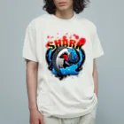 NIWATORITONEKOのサメちゃん Organic Cotton T-Shirt