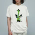 魚好きあつまれ！#かまととちゃん　#かまぼこママのトリトリ鳥くん Organic Cotton T-Shirt