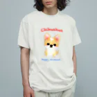 Wans Joie/ワンズジョワのチワワⅠ  オーガニックコットンTシャツ