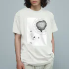 うちがわもようのパスタと女の子 Organic Cotton T-Shirt