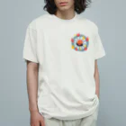 おばけ商店のおばけTシャツ＜輪入道＞ Organic Cotton T-Shirt