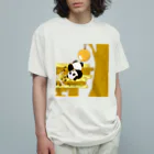 Draw freelyの一緒にダラダラ オーガニックコットンTシャツ