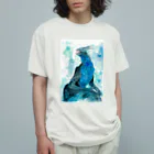 神無月 詩夜の雨露(うろ) Organic Cotton T-Shirt