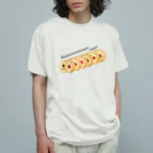 Draw freelyのロールケーキ オーガニックコットンTシャツ