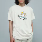 INANAKIの鯖猫 Organic Cotton T-Shirt