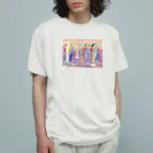 umitotsukino.Risaのathletes(勇者) オーガニックコットンTシャツ