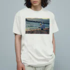 宇宙飛行士の日常の海辺の宇宙飛行士 Organic Cotton T-Shirt