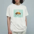 のんびりのミツバチグッズ オーガニックコットンTシャツ