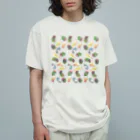 まめるりはことりのたっぷりウロコインコちゃん【まめるりはことり】 Organic Cotton T-Shirt