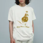 海賊猫 cocoの❆五輪応援❆フィギュアスケート❆スケート靴❆マドモアゼル❆ Organic Cotton T-Shirt