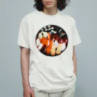 手足ながうさぎのお盆のお寿司 Organic Cotton T-Shirt