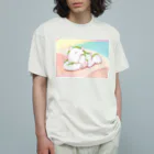 くまくまたの苔になりたいKUMA オーガニックコットンTシャツ